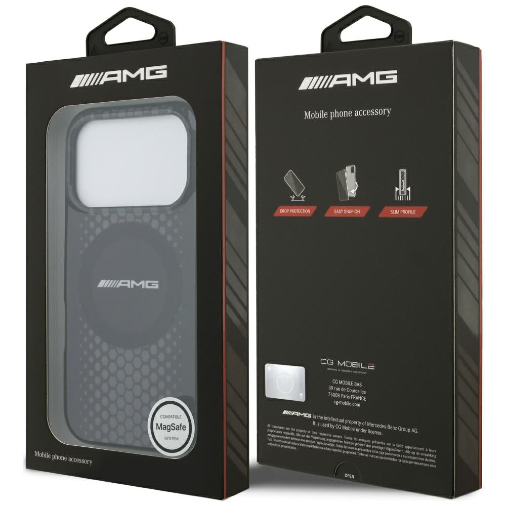 AMG Double Layer Transparent Graphics MagSafe Case for iPhone 17 Pro - Black_7