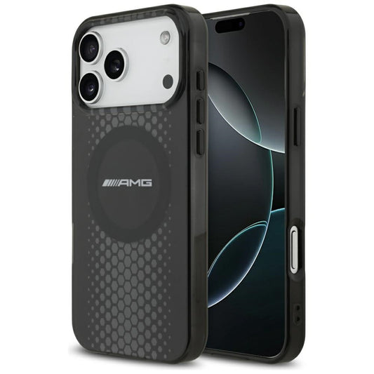 AMG Double Layer Transparent Graphics MagSafe Case for iPhone 17 Pro Max - Black_0