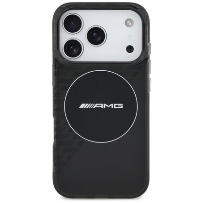 AMG Double Layer Transparent Smocked MagSafe Case for iPhone 17 Pro - Black_2