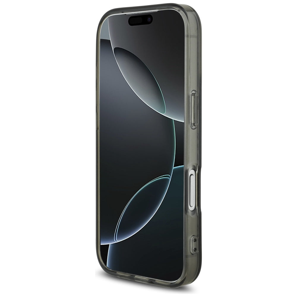 AMG Double Layer Transparent Smocked MagSafe Case for iPhone 17 Pro - Black_4