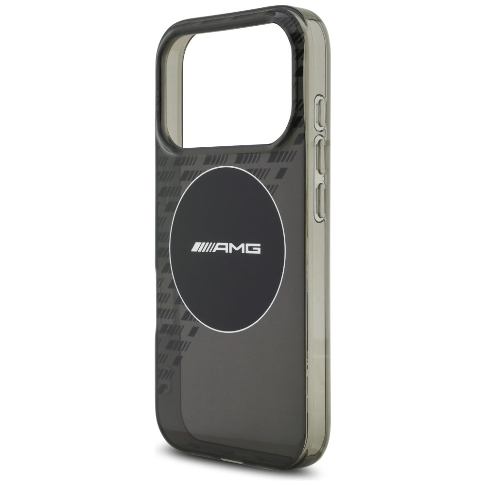 AMG Double Layer Transparent Smocked MagSafe Case for iPhone 17 Pro - Black_5
