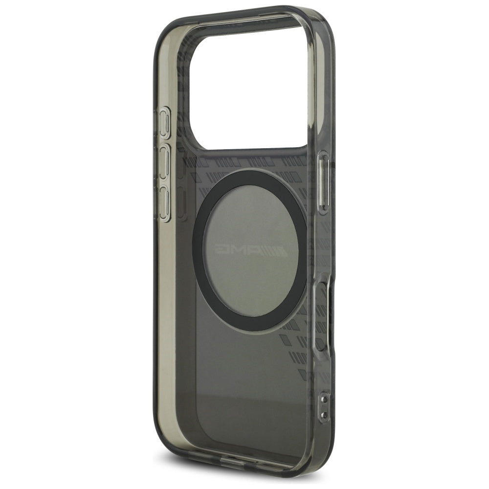 AMG Double Layer Transparent Smocked MagSafe Case for iPhone 17 Pro - Black_6