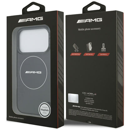 AMG Double Layer Transparent Smocked MagSafe Case for iPhone 17 Pro - Black_7