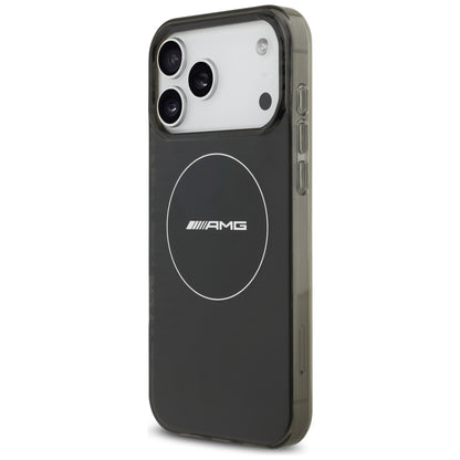 AMG Double Layer Transparent Smocked MagSafe Case for iPhone 17 Pro Max - Black_1