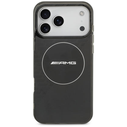 AMG Double Layer Transparent Smocked MagSafe Case for iPhone 17 Pro Max - Black_2