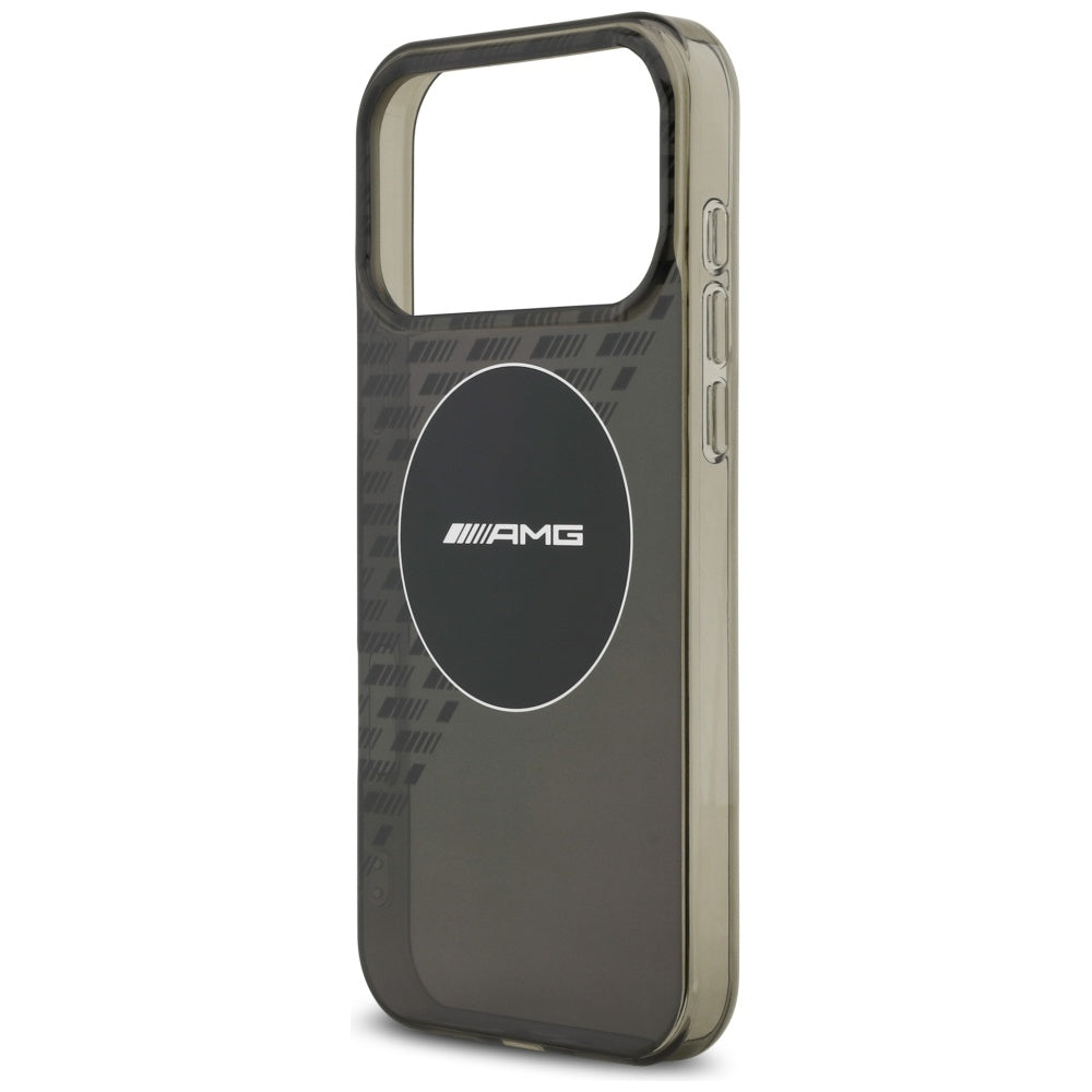 AMG Double Layer Transparent Smocked MagSafe Case for iPhone 17 Pro Max - Black_5