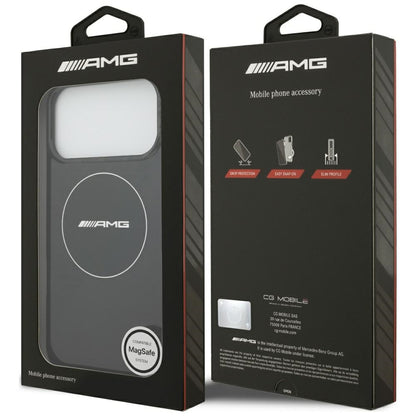 AMG Double Layer Transparent Smocked MagSafe Case for iPhone 17 Pro Max - Black_7