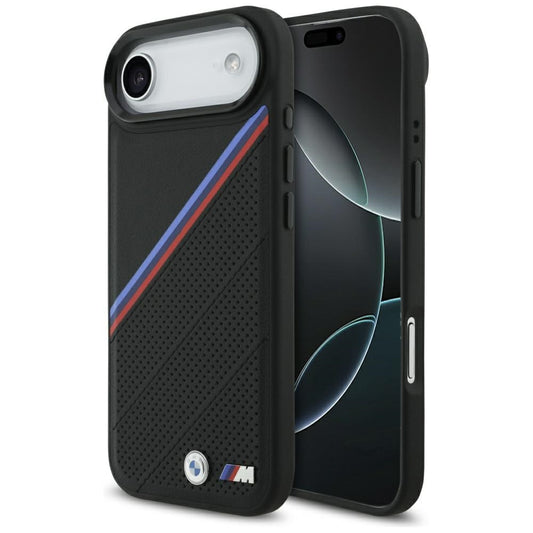BMW M Tricolor Metal Logo MagSafe Case for iPhone 17 Air - Black_0