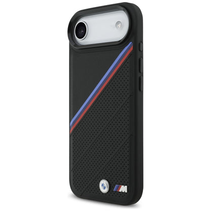 BMW M Tricolor Metal Logo MagSafe Case for iPhone 17 Air - Black_1