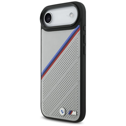 BMW M Tricolor Metal Logo MagSafe Case for iPhone 17 Air - Gray_1