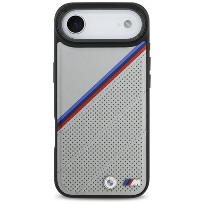 BMW M Tricolor Metal Logo MagSafe Case for iPhone 17 Air - Gray_2