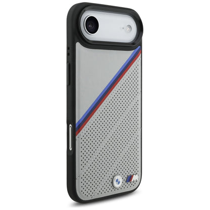 BMW M Tricolor Metal Logo MagSafe Case for iPhone 17 Air - Gray_3