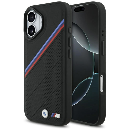 BMW M Tricolor Metal Logo MagSafe Case for iPhone 17 - Black_0