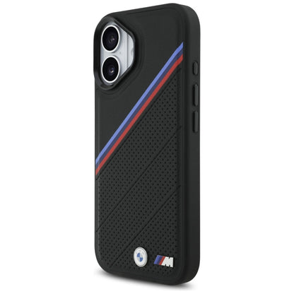 BMW M Tricolor Metal Logo MagSafe Case for iPhone 17 - Black_1