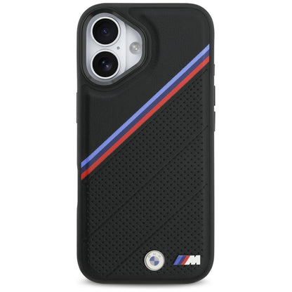 BMW M Tricolor Metal Logo MagSafe Case for iPhone 17 - Black_2
