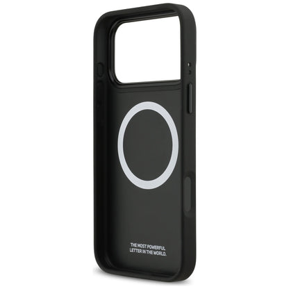 BMW M Tricolor Metal Logo MagSafe Case for iPhone 17 Pro Max - Gray_6