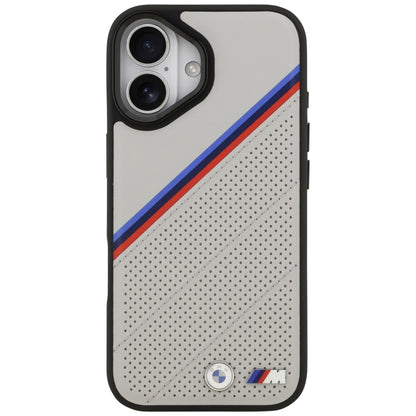 BMW M Tricolor Metal Logo MagSafe Case for iPhone 17 - Gray_2