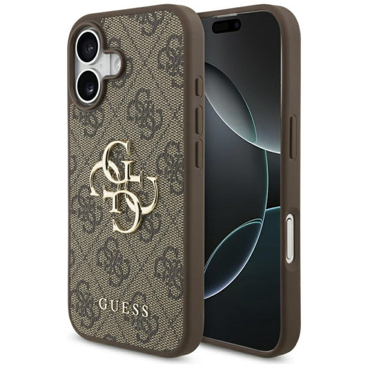 Guess 4G Big Logo Case for iPhone 17 - Brown_0
