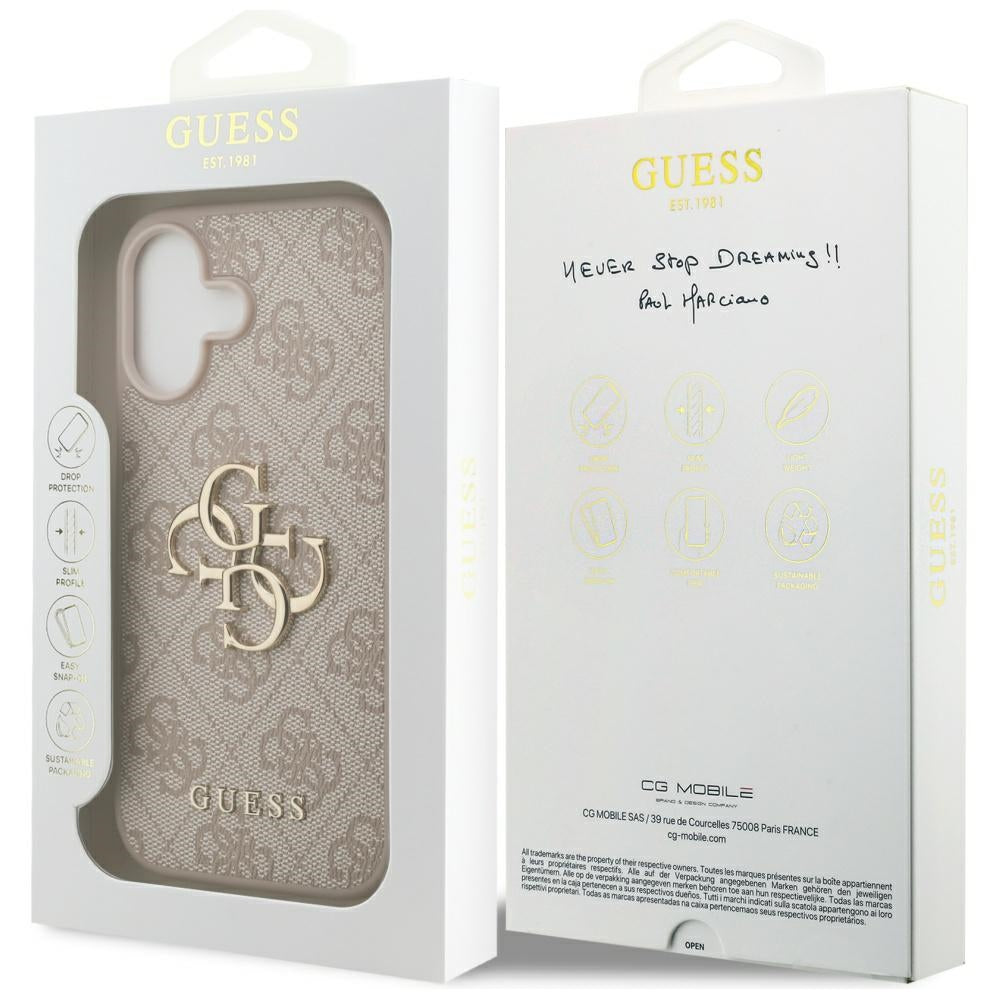 Guess 4G Big Logo Case for iPhone 17 - Pink_7