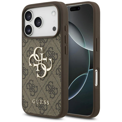 Guess 4G Big Logo Case for iPhone 17 Pro - Brown_0