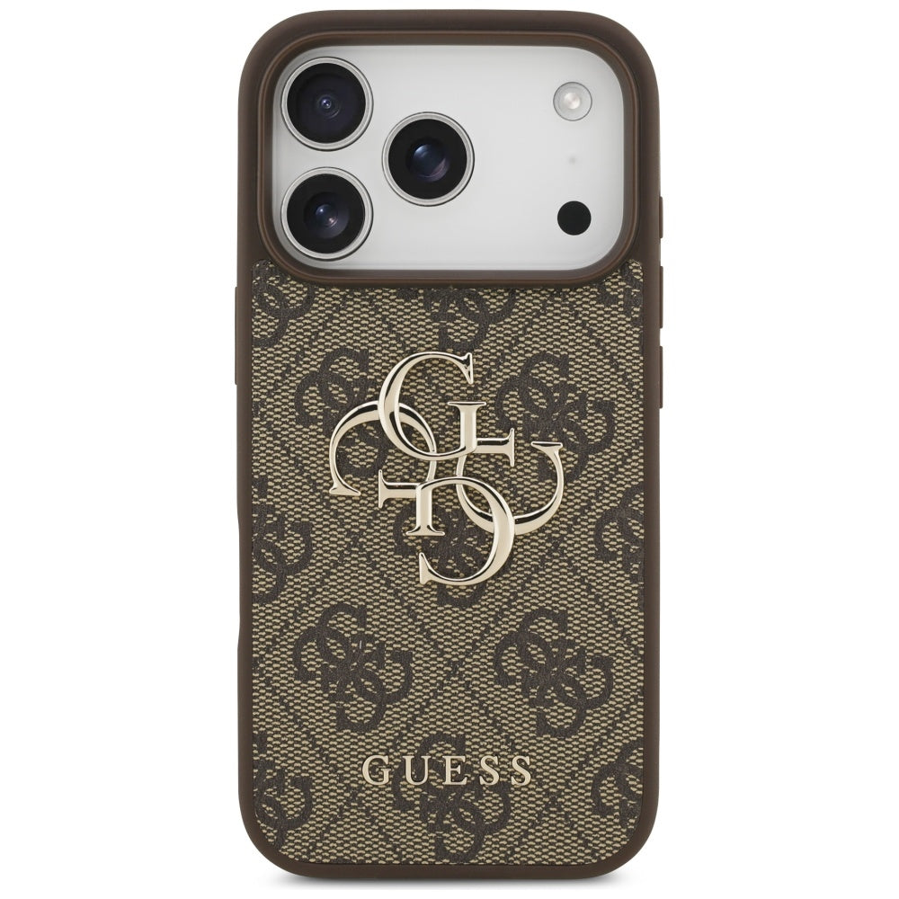 Guess 4G Big Logo Case for iPhone 17 Pro - Brown_2