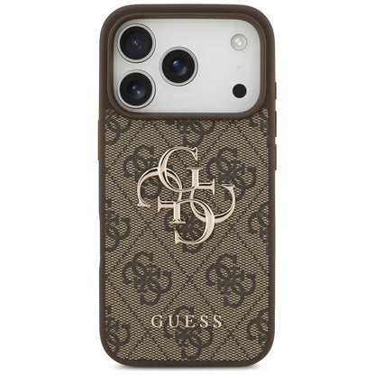 Guess 4G Big Logo Case for iPhone 17 Pro - Brown_2