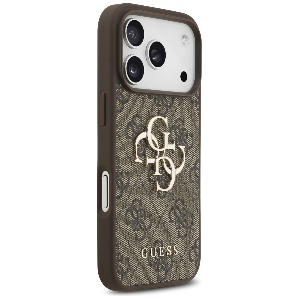 Guess 4G Big Logo Case for iPhone 17 Pro - Brown_3