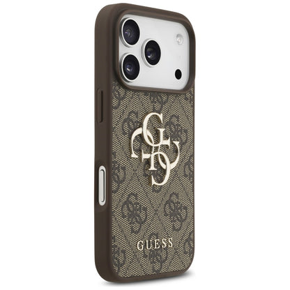 Guess 4G Big Logo Case for iPhone 17 Pro - Brown_3