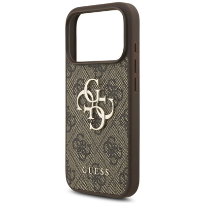 Guess 4G Big Logo Case for iPhone 17 Pro - Brown_5