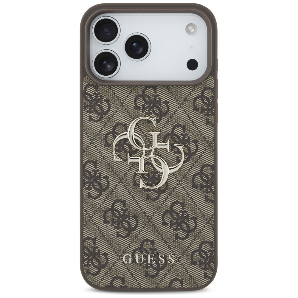 Guess 4G Big Logo Case for iPhone 17 Pro Max - Brown_2