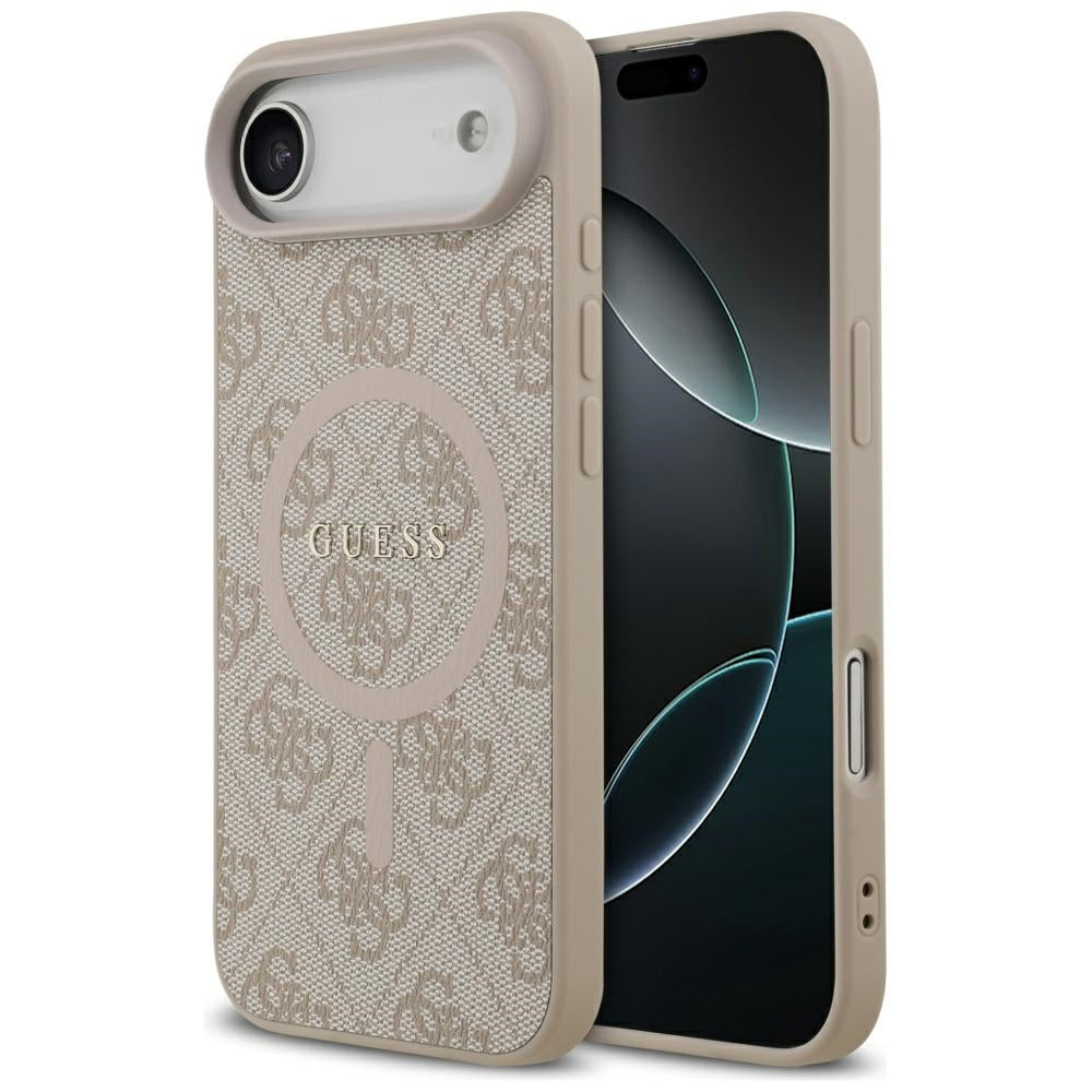 Guess 4G Ring Classic Logo MagSafe Case for iPhone 17 Air - Pink_0