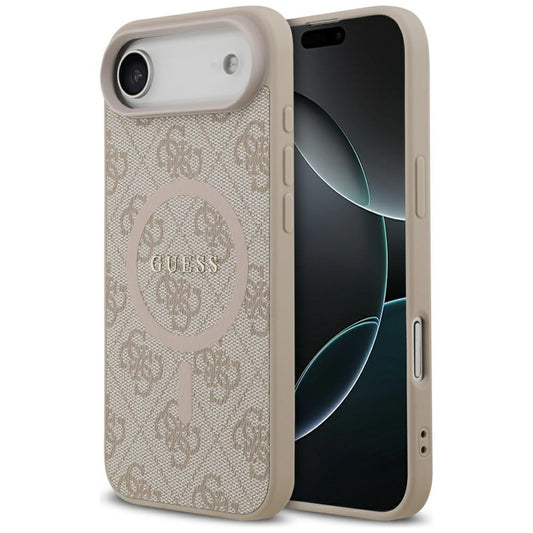 Guess 4G Ring Classic Logo MagSafe Case for iPhone 17 Air - Pink_0