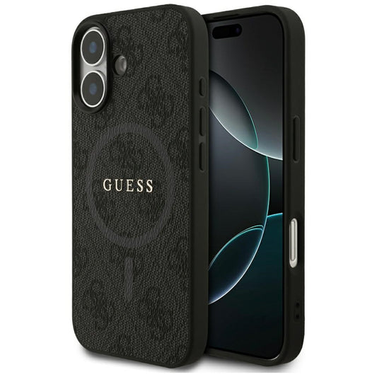 Guess 4G Ring Classic Logo MagSafe case for iPhone 17 - black_0