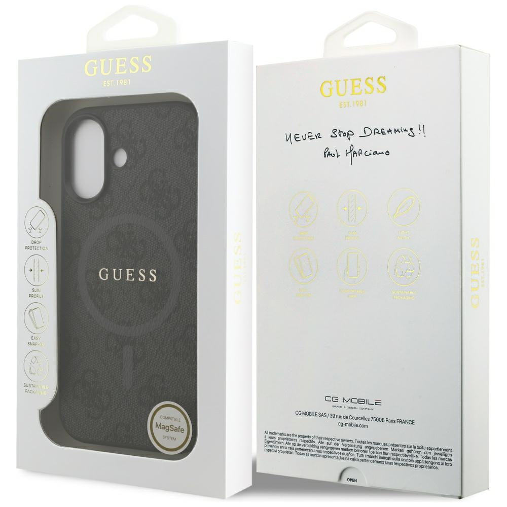 Guess 4G Ring Classic Logo MagSafe case for iPhone 17 - black_7