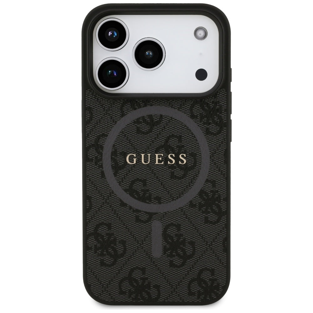 Guess 4G Ring Classic Logo MagSafe case for iPhone 17 Pro - black_2