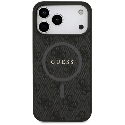 Guess 4G Ring Classic Logo MagSafe case for iPhone 17 Pro Max - black_2