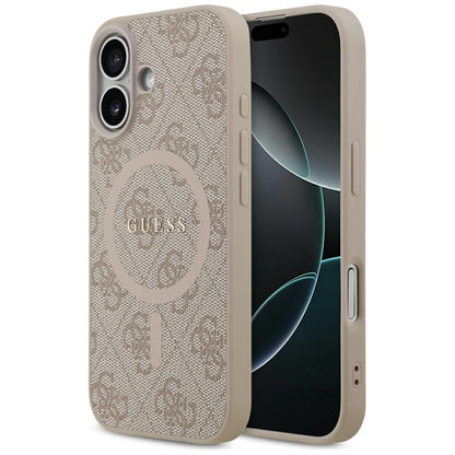 Guess 4G Ring Classic Logo MagSafe Case for iPhone 17 - Pink_0
