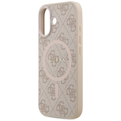 Guess 4G Ring Classic Logo MagSafe Case for iPhone 17 - Pink_5