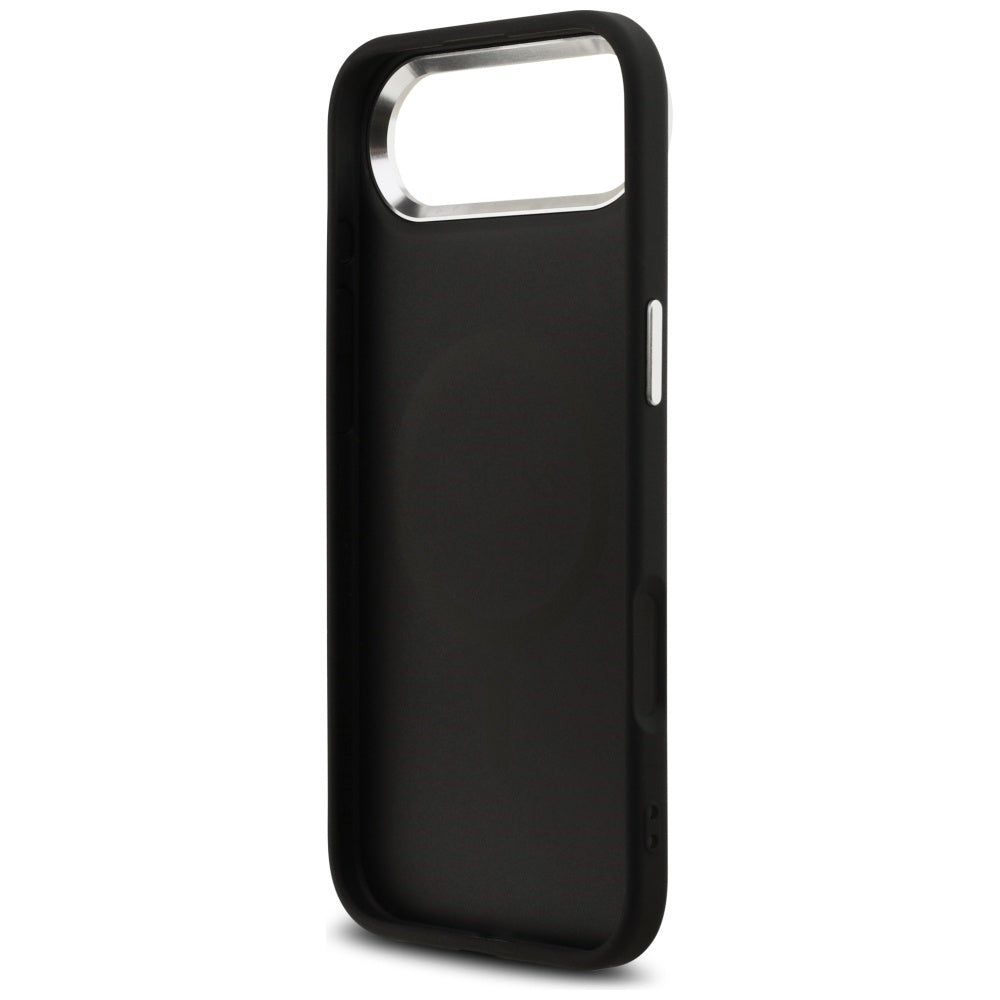 Guess Glitter Triangle Logo MagSafe Case for iPhone 17 Air - Black_6