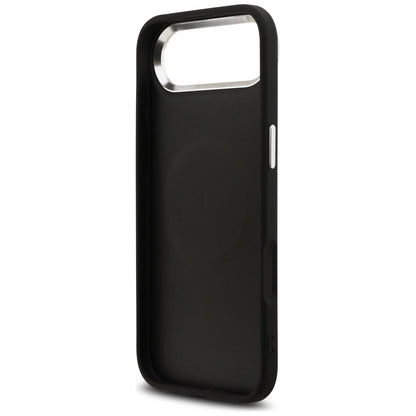 Guess Glitter Triangle Logo MagSafe Case for iPhone 17 Air - Black_6