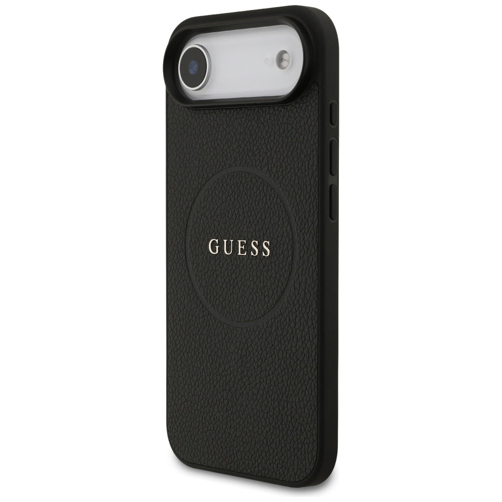 Guess Grained Ring MagSafe case for iPhone 17 Air - black_1