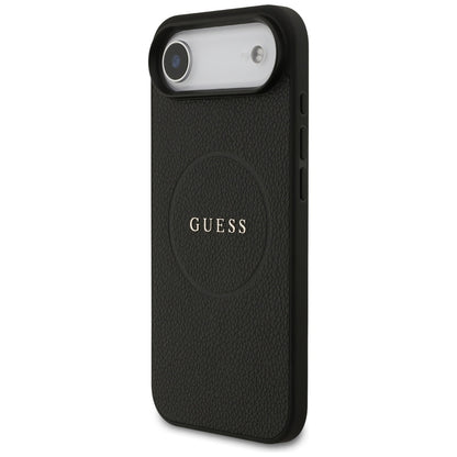 Guess Grained Ring MagSafe case for iPhone 17 Air - black_1