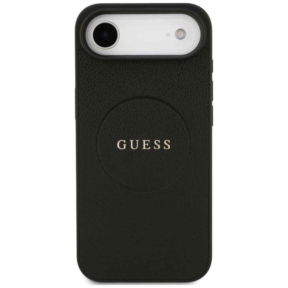 Guess Grained Ring MagSafe case for iPhone 17 Air - black_2
