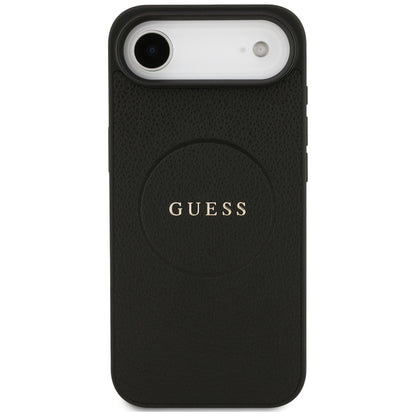 Guess Grained Ring MagSafe case for iPhone 17 Air - black_2