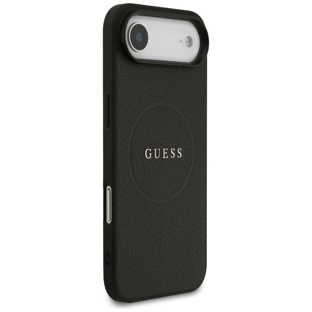 Guess Grained Ring MagSafe case for iPhone 17 Air - black_3