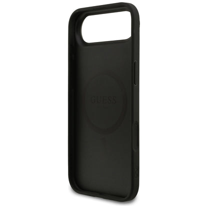 Guess Grained Ring MagSafe case for iPhone 17 Air - black_6
