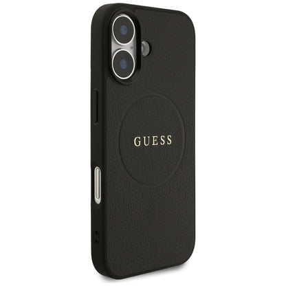 Guess Grained Ring MagSafe case for iPhone 17 - black_3