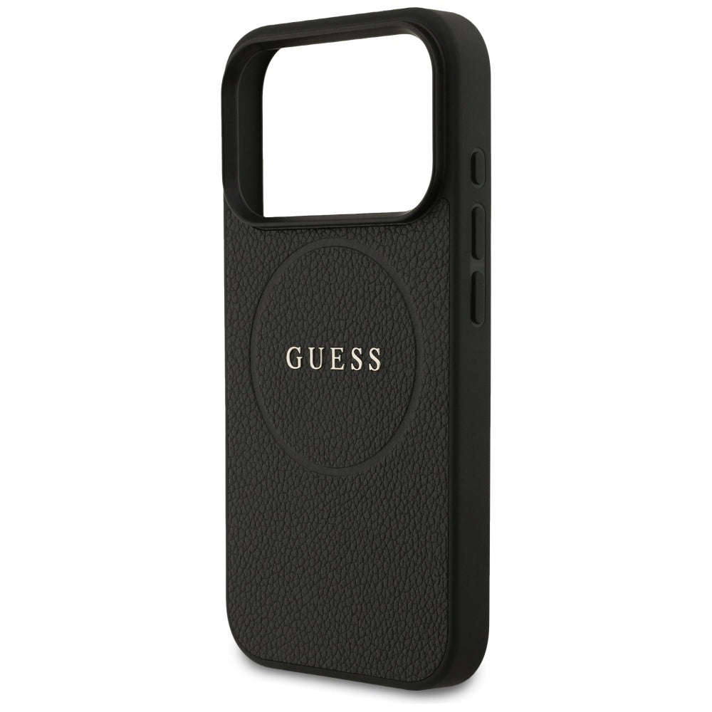 Guess Grained Ring MagSafe case for iPhone 17 Pro - black_5