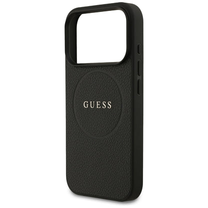 Guess Grained Ring MagSafe case for iPhone 17 Pro - black_5