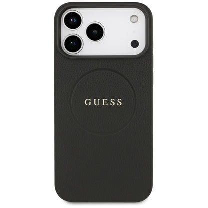 Guess Grained Ring MagSafe case for iPhone 17 Pro Max - black_2